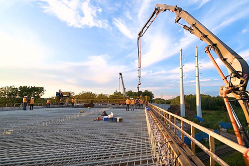 Nouveau viaduc reliant les secteurs de Saint-Rédempteur et de Saint-Nicolas, à Lévis. Crédit : 3D Immo et Ville de Lévis