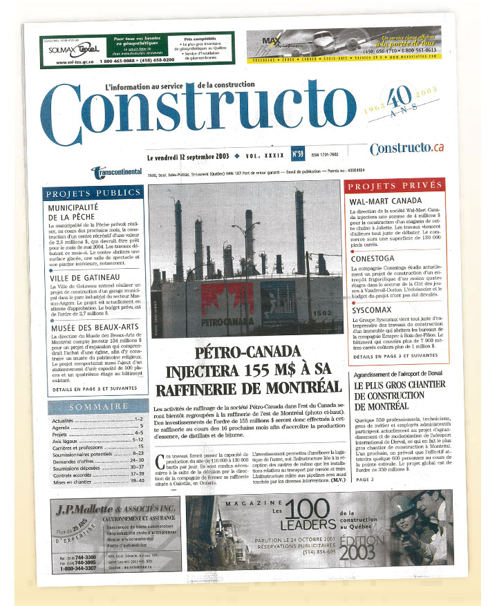Journal Constructo 2003