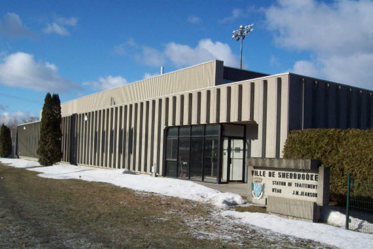 La Ville de Sherbrooke a inauguré les nouvelles installations de l'usine de trai