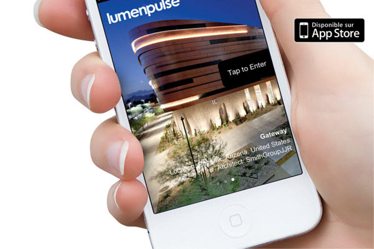 Lumenpulse lance la nouvelle application pour iPhone et iPad