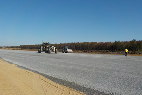 Travaux à l'aéroport de Drummondville - Photo du service de l’ingénierie, Ville de Drummondville