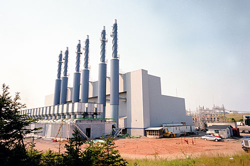La centrale thermique de Cap-aux-Meules. Crédit : Hydro-Québec