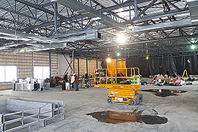 Intérieur du chantier - Photo de la Ville de Thetford Mines