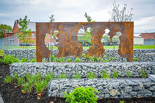Saint-Hyacinthe honore le 22e Régiment avec un parc commémoratif  - Photo fournie la Ville de Saint-Hyacinthe