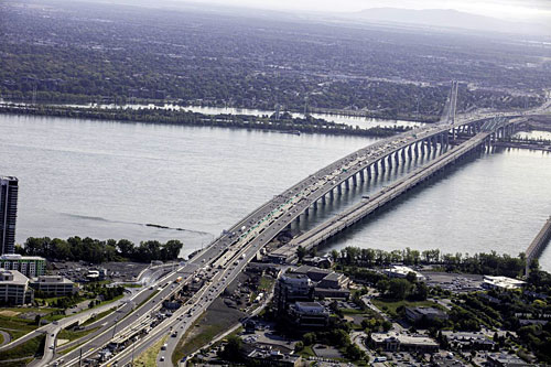 Échéancier dévoilé pour la déconstruction du pont Champlain. Crédit : Les Ponts Jacques Cartier et Champlain Incorporée