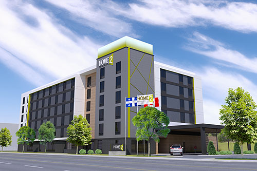 Le tout premier complexe hôtelier de l’enseigne Home2 Suites par Hilton à Québec sera érigé à Sainte-Foy, sur le boulevard Wilfrid-Hamel, à proximité de l’aéroport Jean-Lesage de Québec.