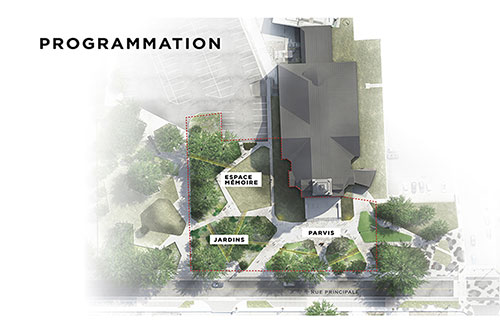 Plan d'ensemble du projet - Image fournie par la Ville de Granby