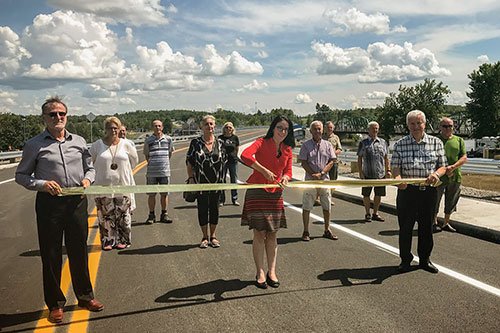 Inauguration du pont - Photo fournie par le Ministère des Transports du Québec