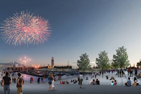 Réaménagement du Quai de l'Horloge - Photo de Daoust Lestage