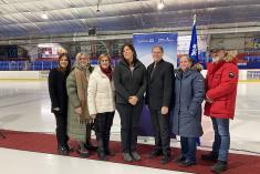 L’aréna de Havre-Saint-Pierre sera rénovée. Crédit : Société du Plan Nord