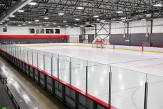 Mise aux normes de l'aréna du complexe sportif Saint-Jean-Vianney. Crédit : Ville de Montréal