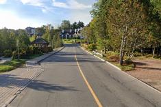 Des travaux prévus sur le chemin du Village à Mont-Tremblant. Crédit : Ville de Mont-Tremblant