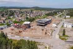 Chantier de l’école primaire de Rivière-du-Loup. Photo : Gracieuseté