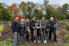 Mise en chantier de logements destinés à des aînés à Deschambault-Grondines. Crédit : SHQ