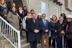 Construction de logements sociaux et abordables à Joliette. Crédit : Ville de Joliette