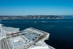 Investissements de 17,5 M$ au port de Baie-Comeau. Crédit : Corporation de gestion du port de Baie-Comeau