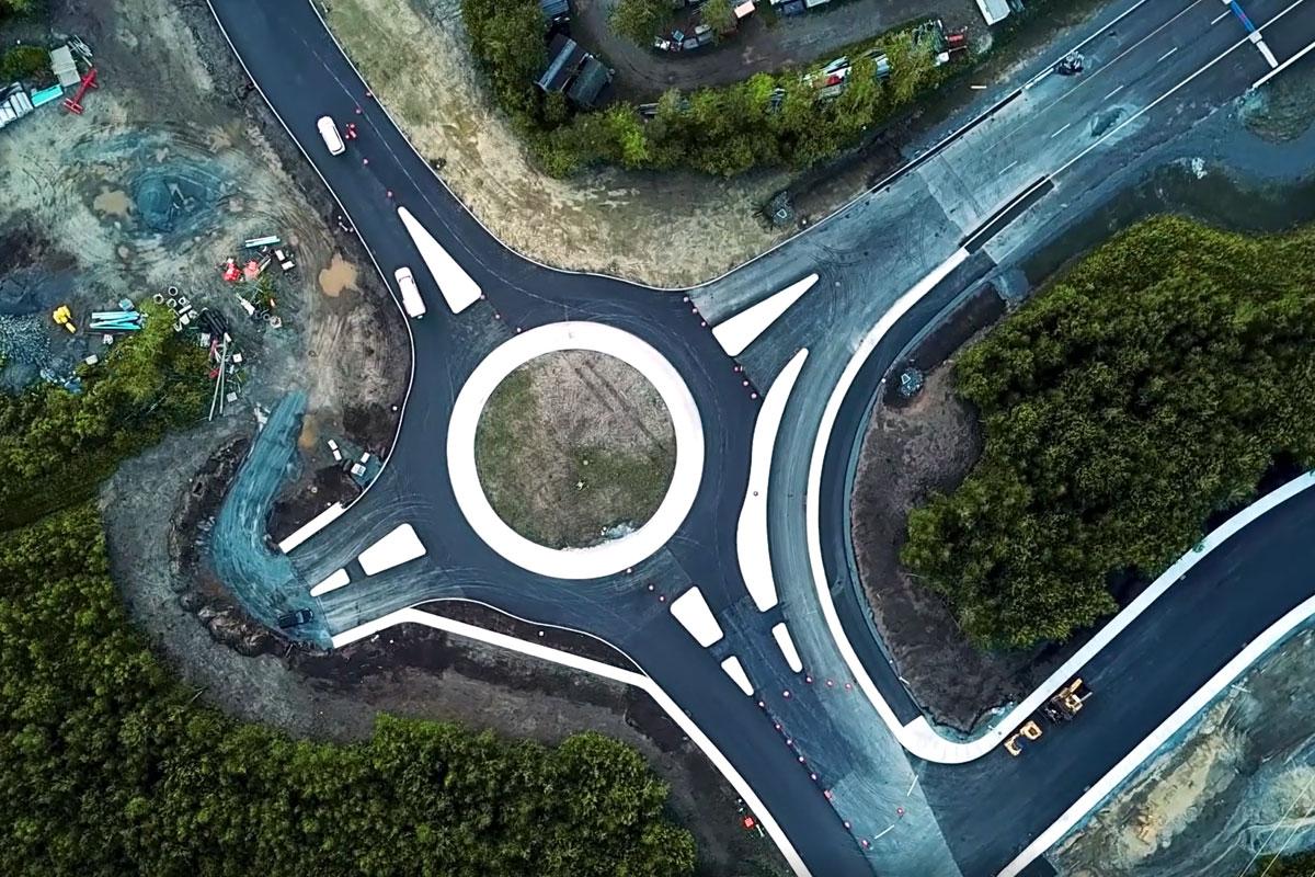 Nouveau viaduc reliant les secteurs de Saint-Rédempteur et de Saint-Nicolas, à Lévis. Crédit : 3D Immo et Ville de Lévis