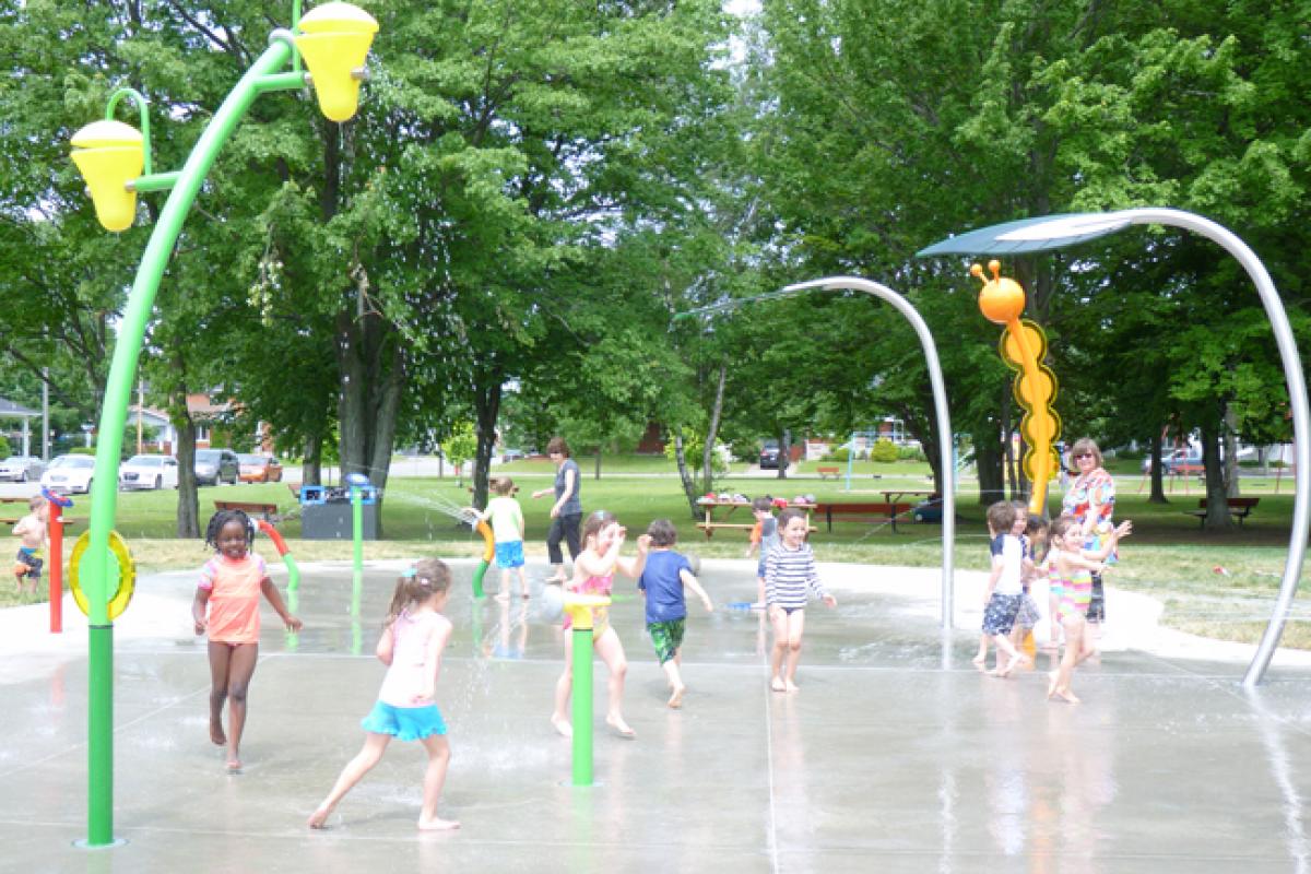 Inauguration de jeux d’eau à Shawinigan-Sud