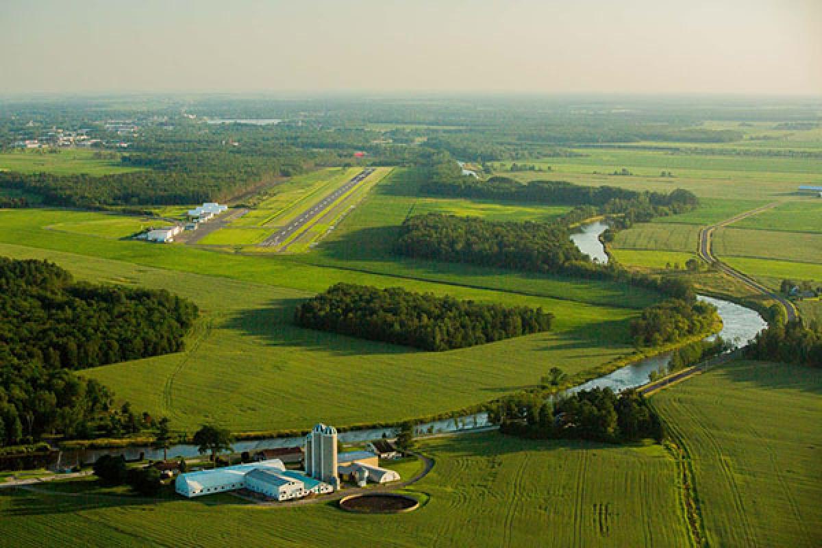 Inauguration de la piste de l’Aéroport régional André-Fortin