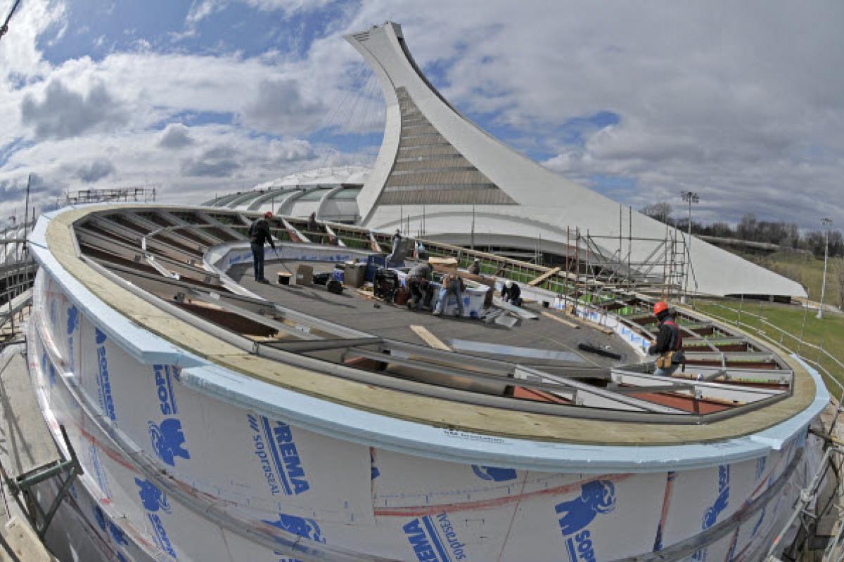 Chantier du futur planétarium de Montréal