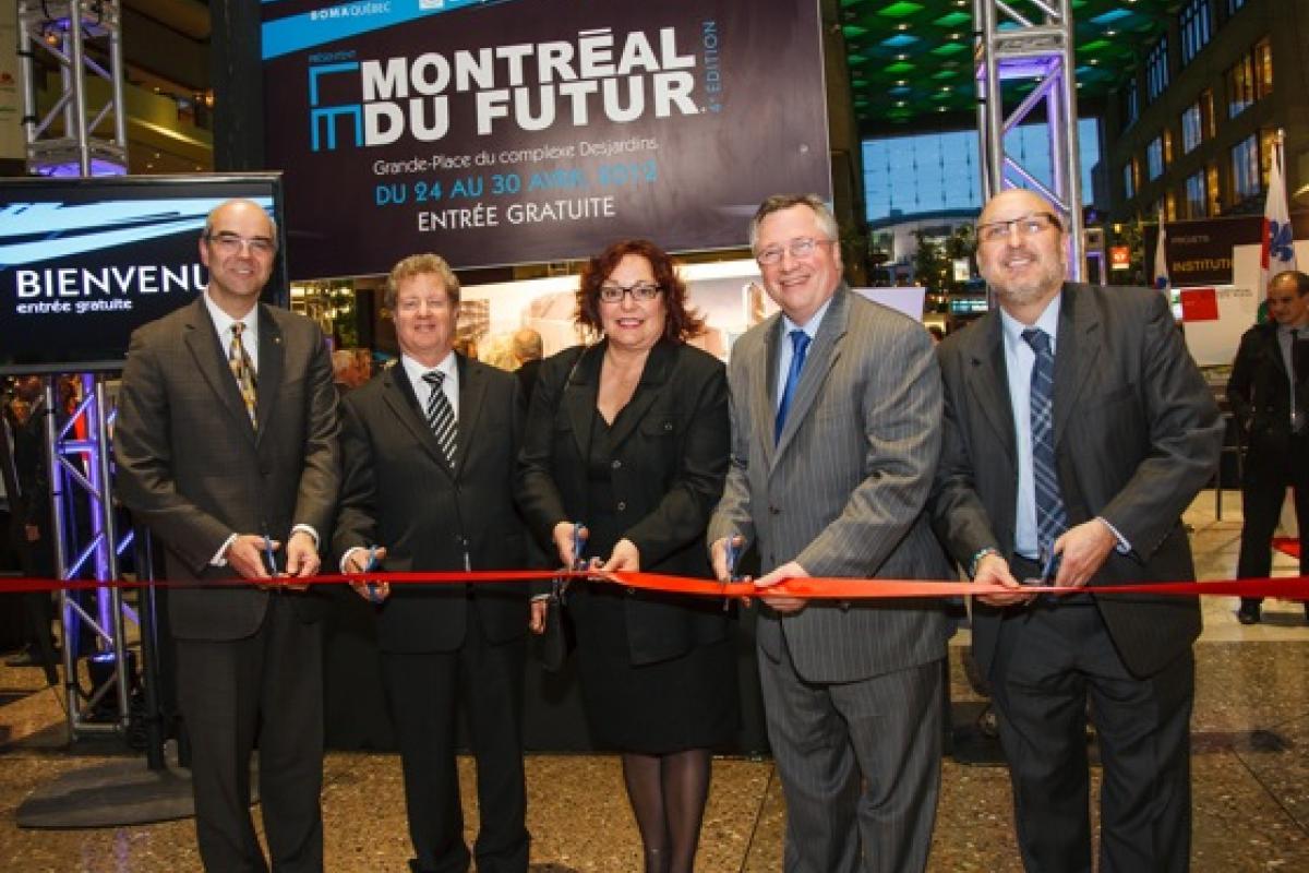 Ouverture officielle de l'exposition Le Montréal du Futur.