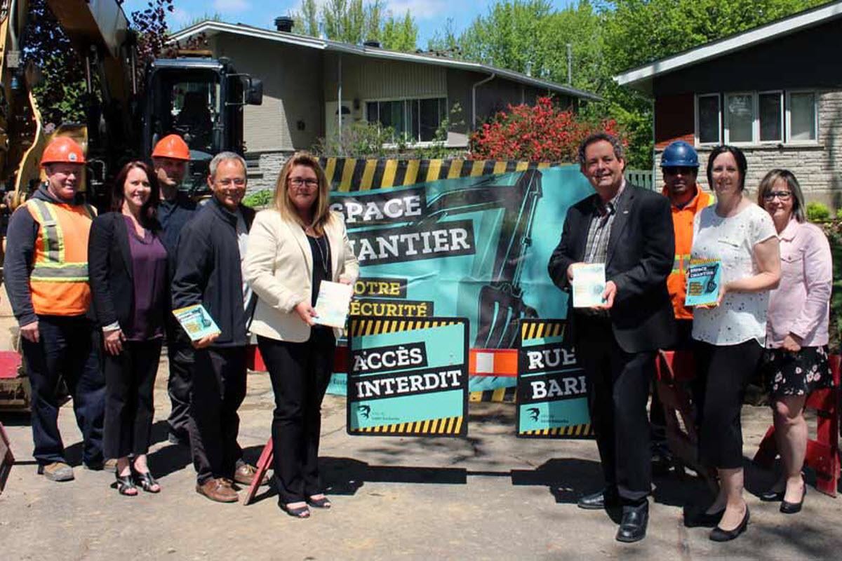 Saint-Eustache : campagne de sensibilisation aux abords des chantiers