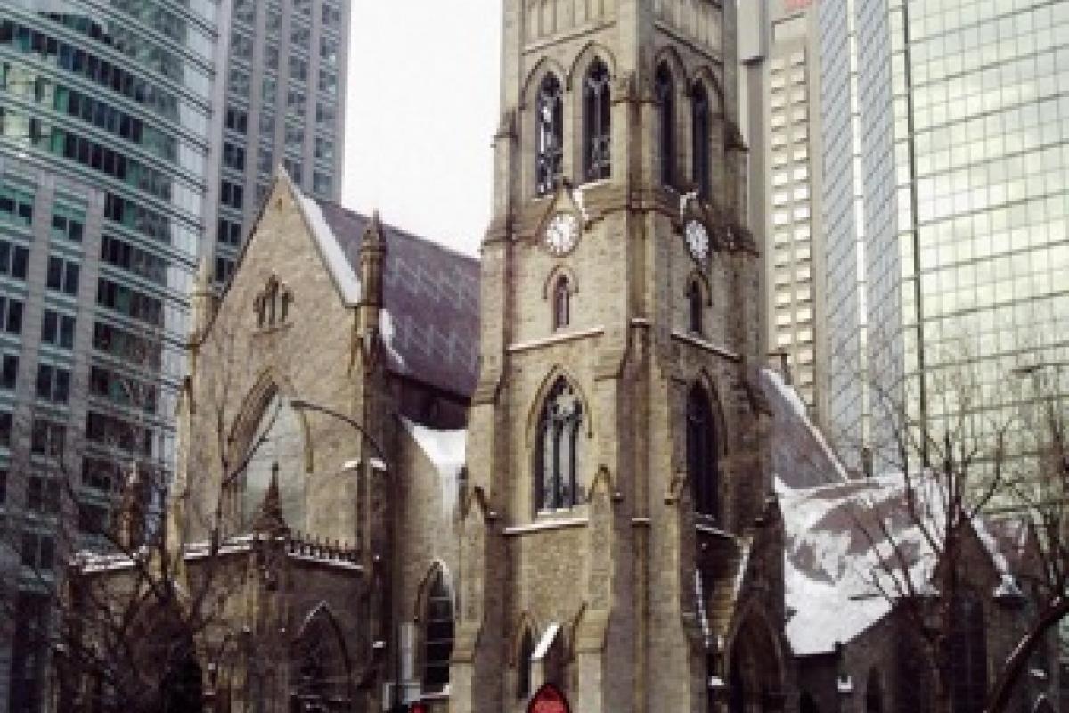 L’église anglicane St. George, à Montréal. – Source : Wikipédia (Licence CC)