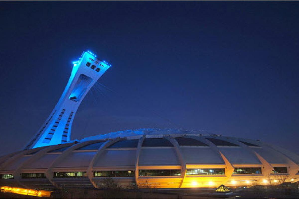 Le Stade olympique de Montréal. Source : Parc olympique