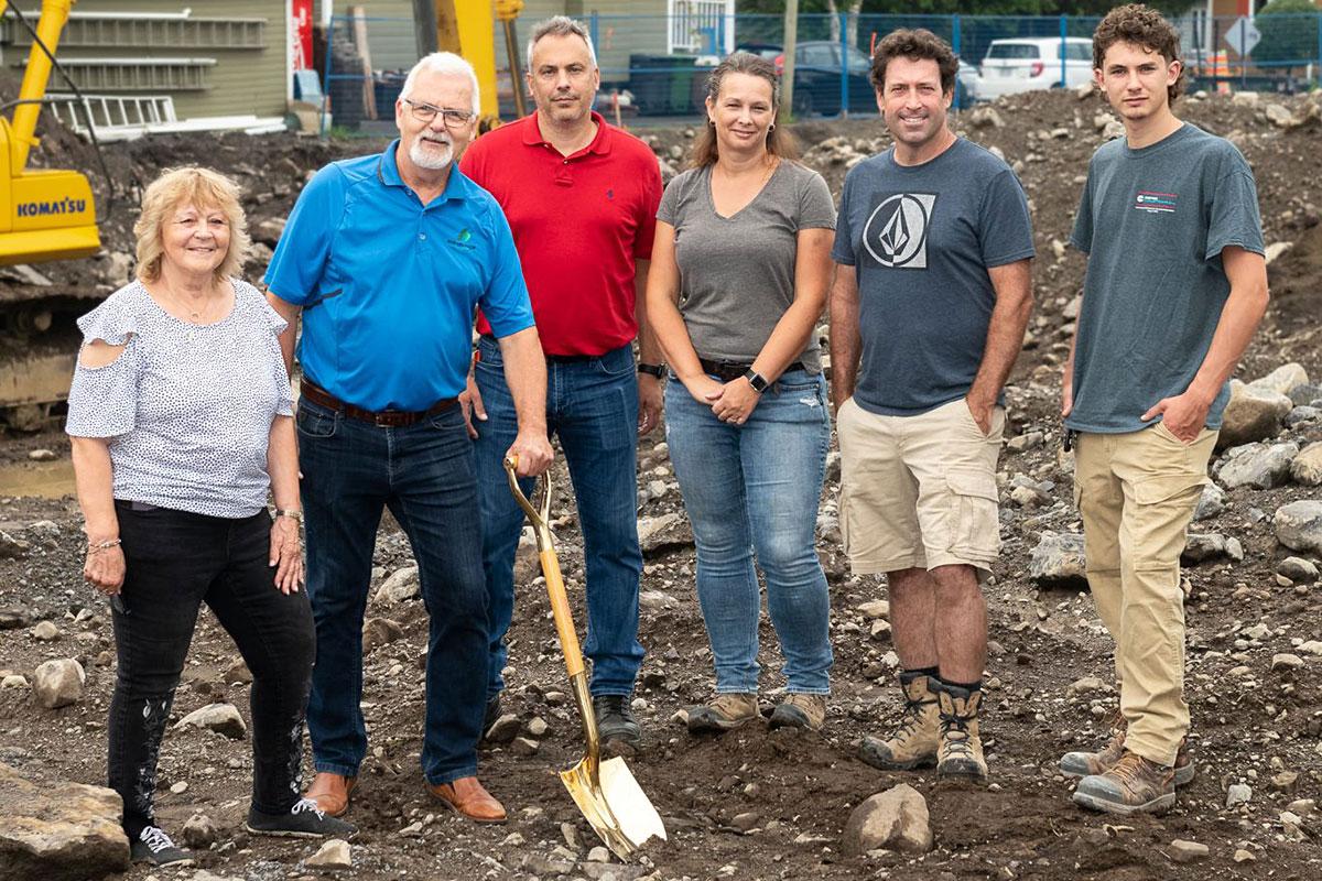 Un complexe multifamilial en construction à Bois-des-Filion. Crédit : Ville de Bois-des-Filion