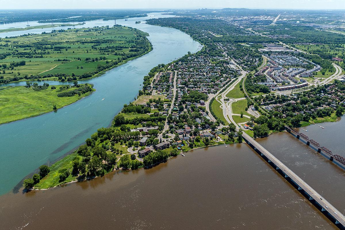 RDP-PAT encadre en vert les projets immobiliers et d’aménagement. Crédit : Arrondissement de Rivière-des-Prairies–Pointe-aux-Trembles