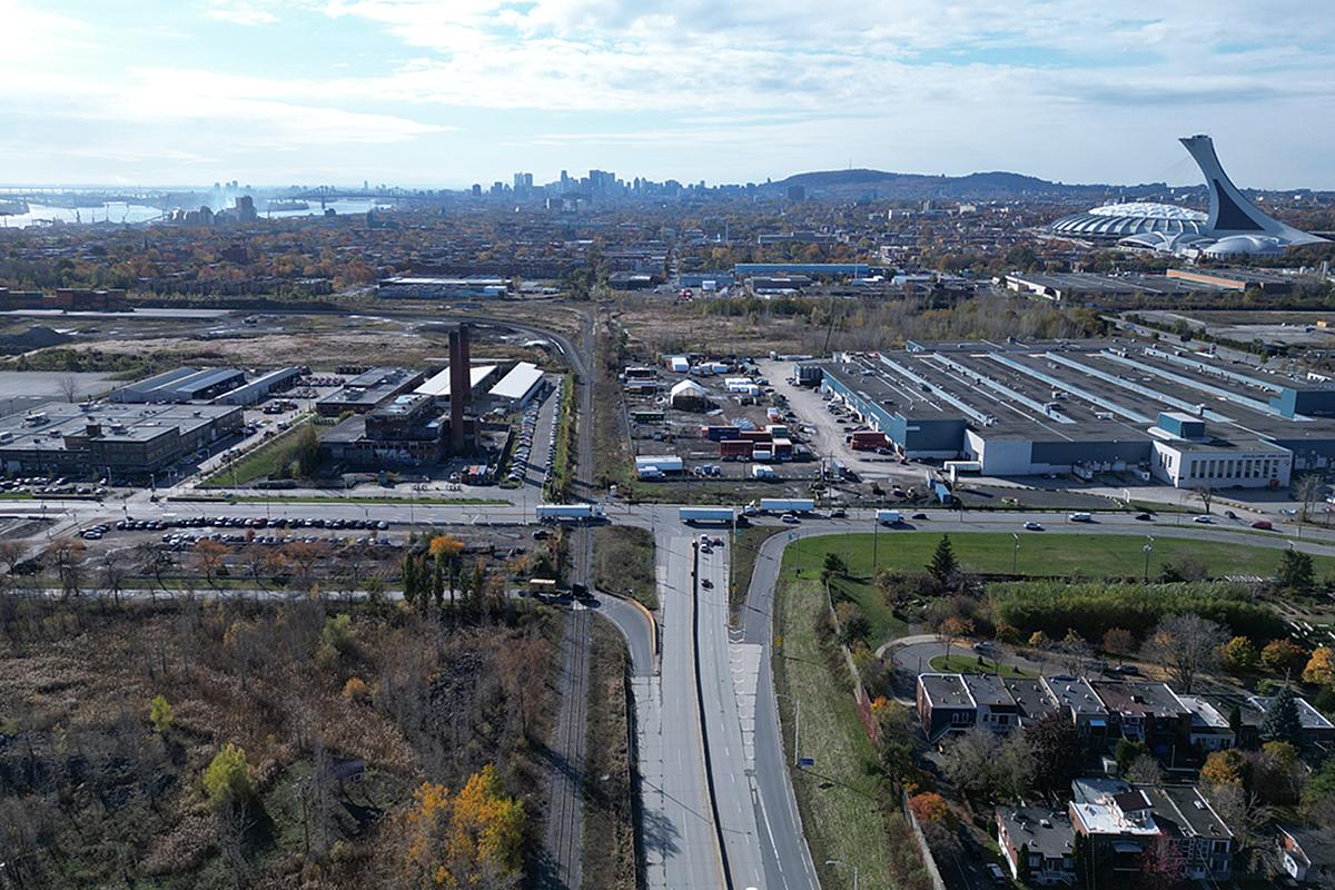 Création d'un nouveau corridor vert au cœur de Mercier-Hochelaga-Maisonneuve. Crédit : Ville de Montréal