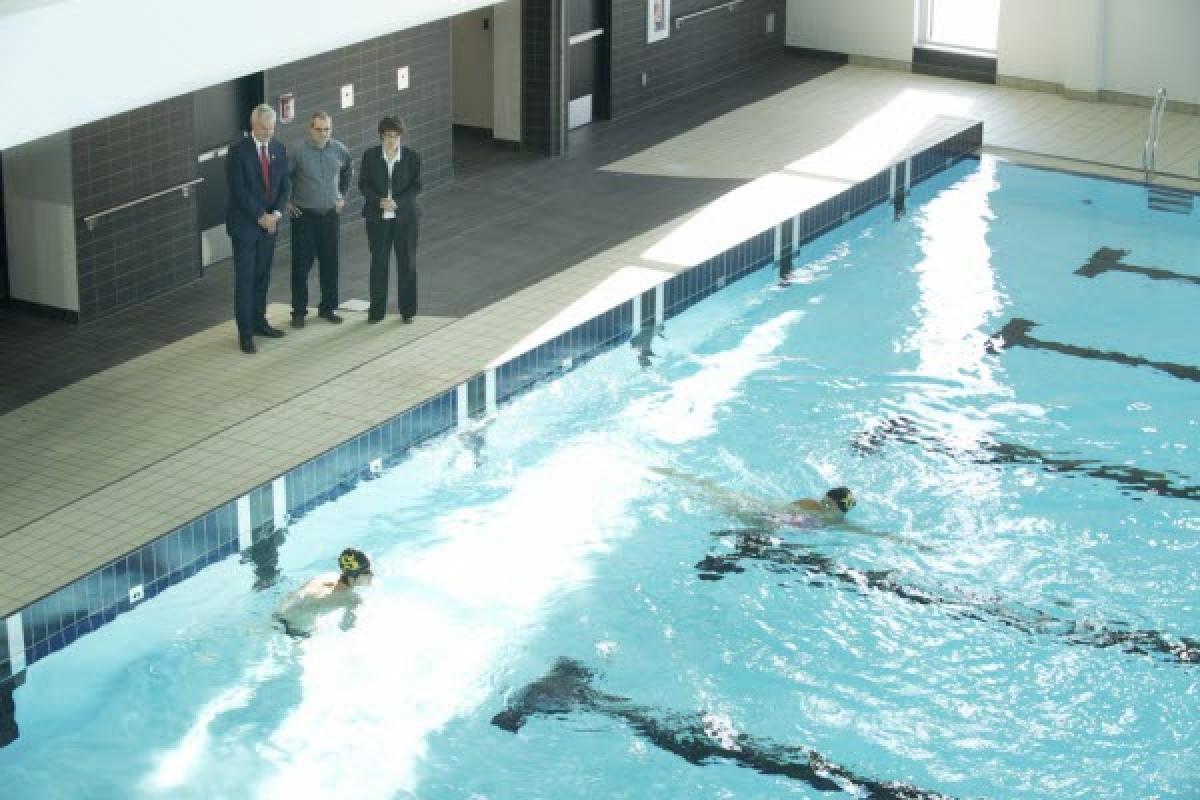 Un nouveau bassin de 25 m au complexe aquatique de l’Université de Sherbrooke