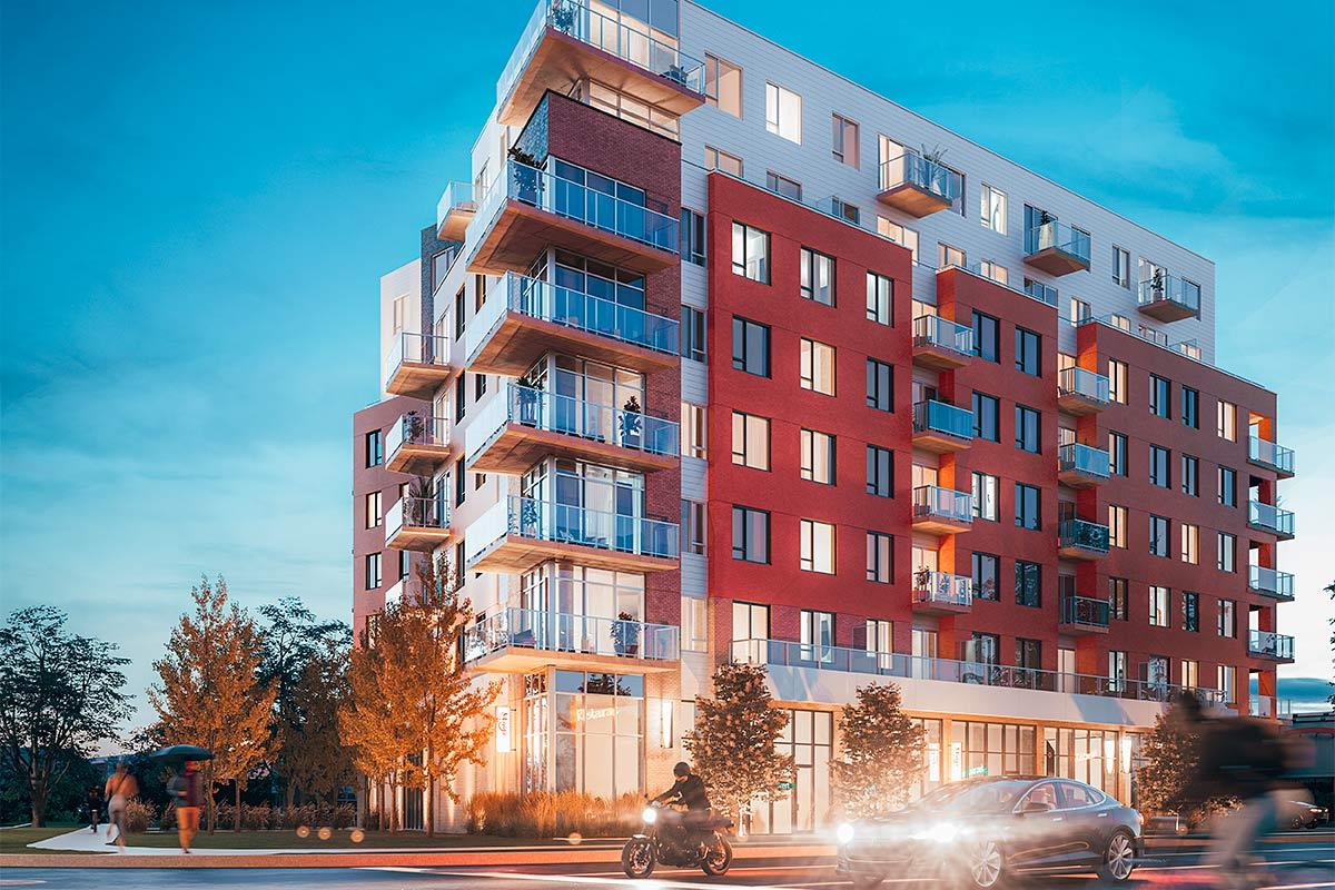 Bertone lance un projet de condominiums à Brossard. Crédit : Bertone 