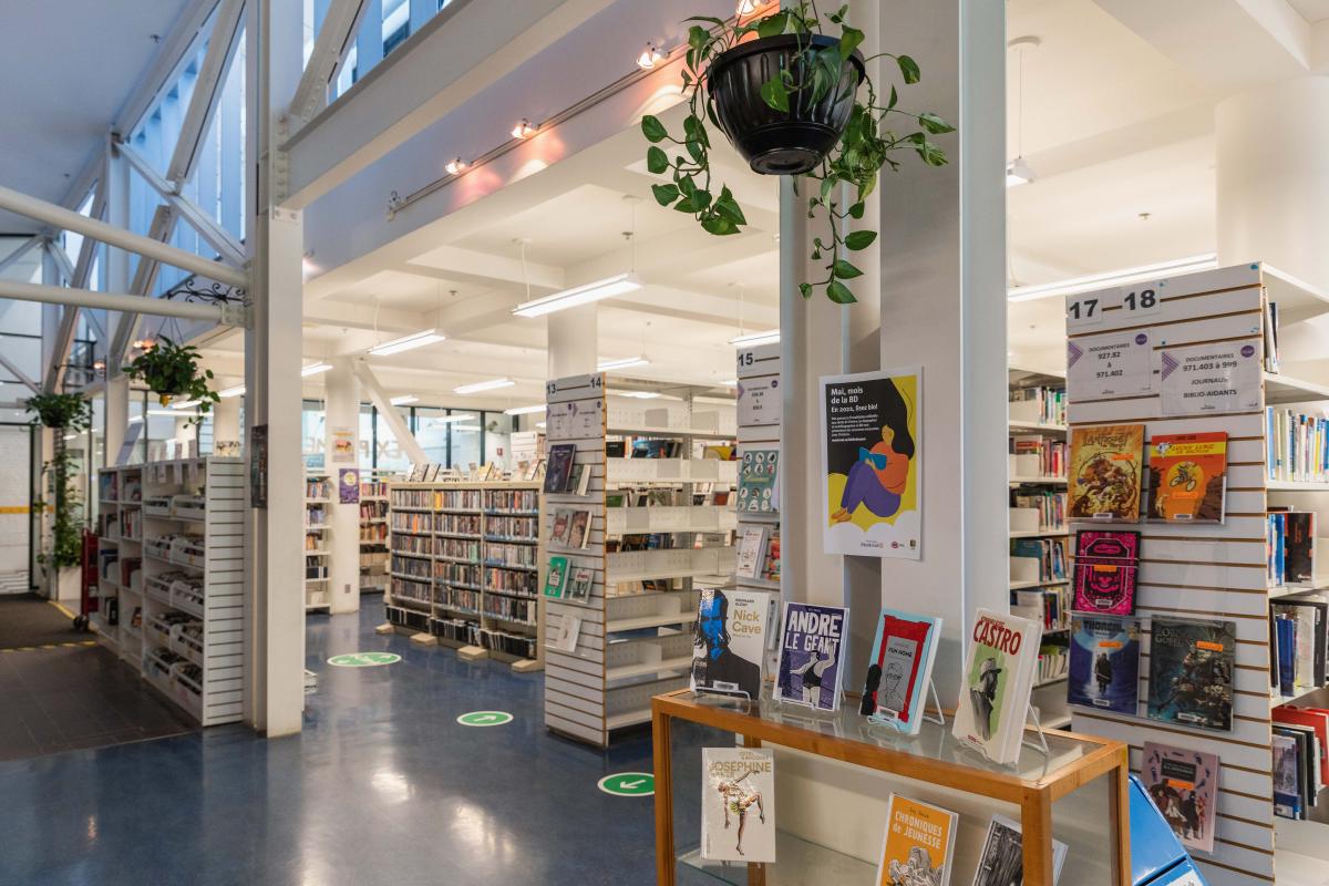 La bibliothèque de L’Île-des-Sœurs sera rénovée. Crédit : Ville de Montréal