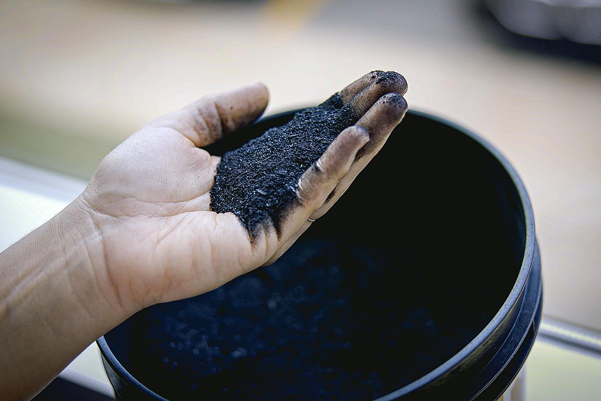 Construction de la première usine de biochar au Canada à Port-Cartier. Crédit : Airex Énergie