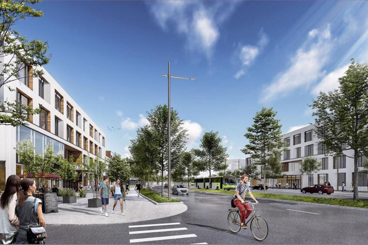 Projet de réaménagement du boulevard Hochelaga - Image : Ville de Québec