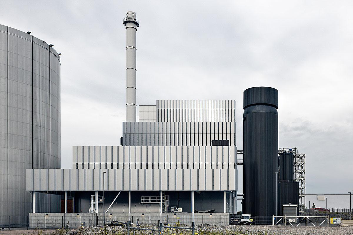 La centrale de chauffage bioénergétique de Vuosaari. Crédit : Tuomas Kivinen