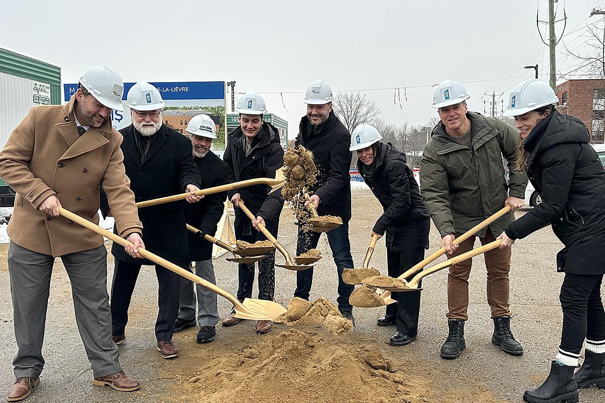 Lancement des travaux d'agrandissement au CHSLD Vallée-de-la-Lièvre. Crédit : ministère de la Santé et des Services sociaux