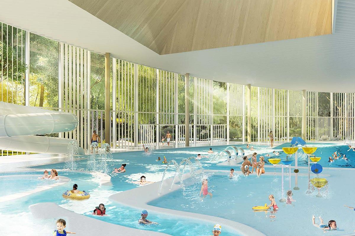 20 M$ pour le futur complexe aquatique de Laval. Crédit : Ville de Laval