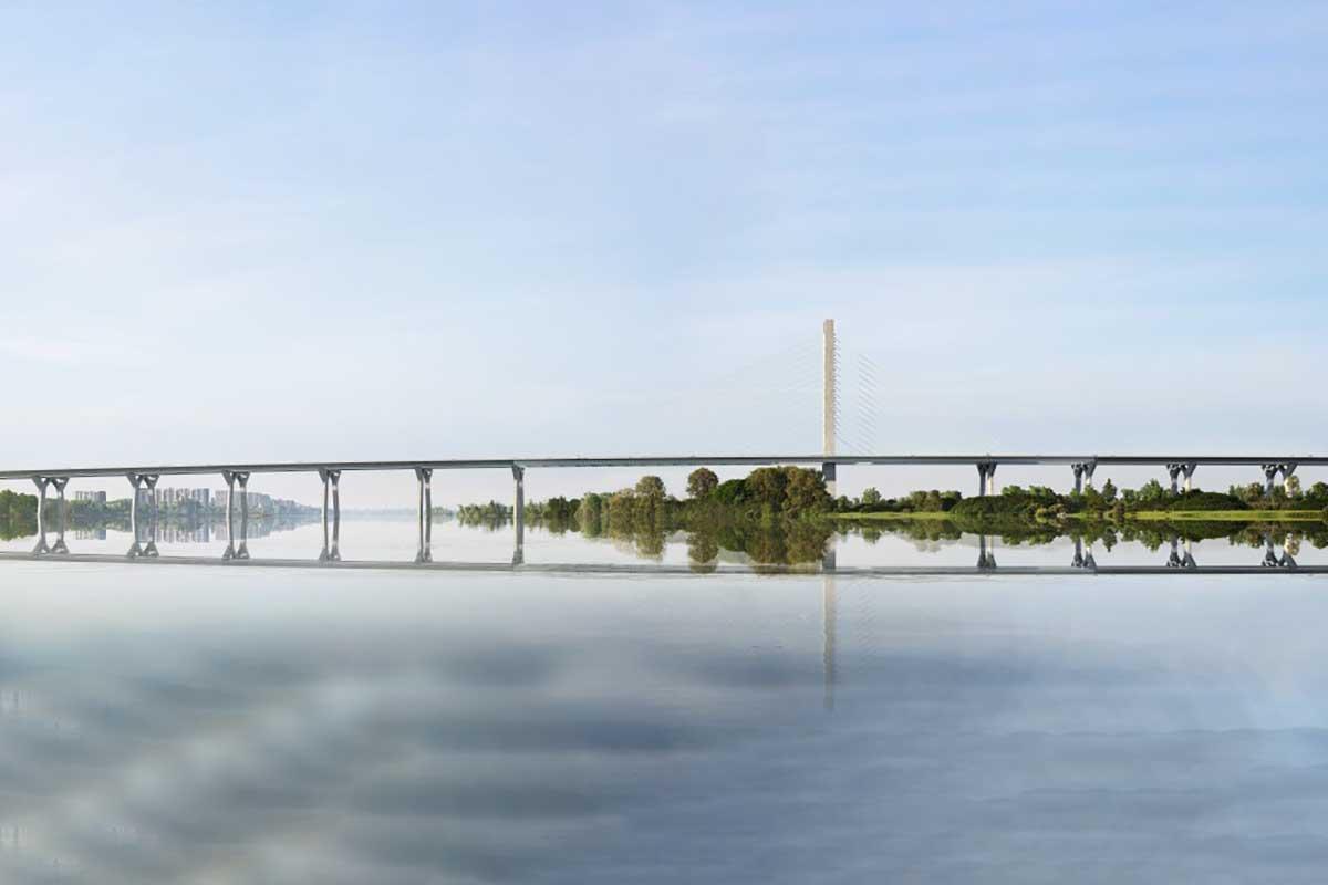 Projet de corridor du pont Samuel-De Champlain - Image fournie par Signature Saint-Laurent