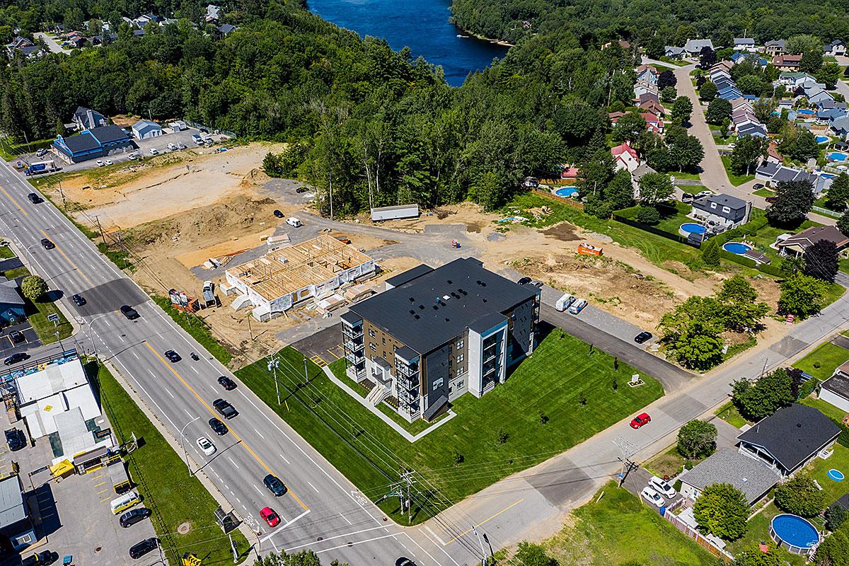 Vue de haut du projet - Crédit : Carl Salvail photographe