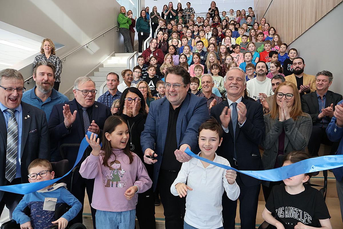 La nouvelle école Maribel de Sainte-Marie officiellement inaugurée. Crédit : Centre de services scolaire de la Beauce-Etchemin