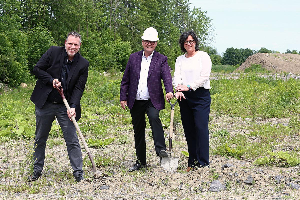 Construction d’une nouvelle école primaire à Salaberry-de-Valleyfield. Crédit : CSSVT