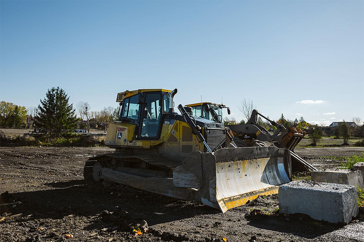 Écoquartier TOD La Prairie-sur-le-Parc : début des travaux préparatoires. Crédit : Ville de La Prairie