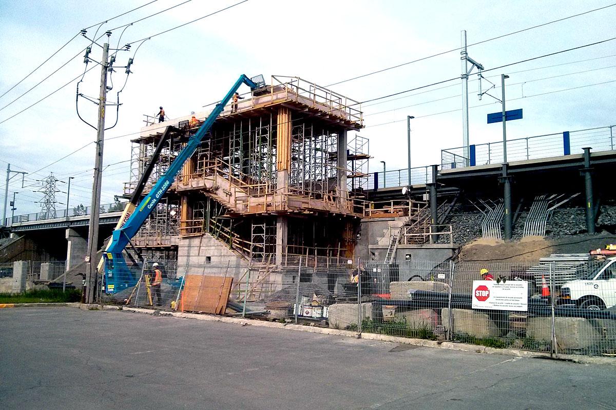 Gare Ahuntsic, Train de l'Est - Photo : Luc-Etienne Rouillard Lafond