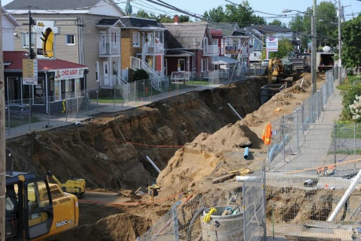 Deux ans après le début des travaux, l'avenue de Grand-Mère à Shawinigan est mai