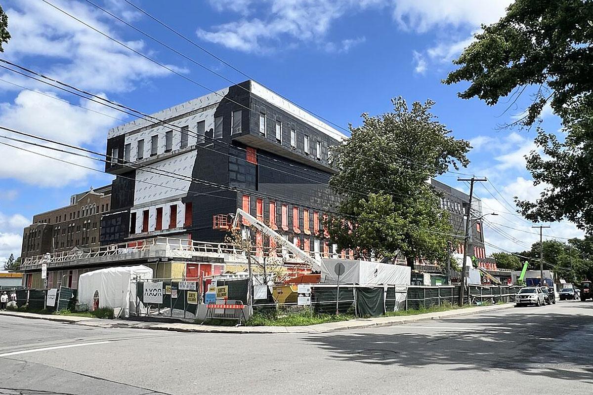 Agrandissement et réaménagement de l’Hôpital de Lachine. Crédit : Centre universitaire de santé McGill 