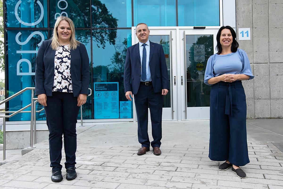 Inauguration d’un pôle aquatique à Montréal-Nord. Crédit : Ville de Montréal