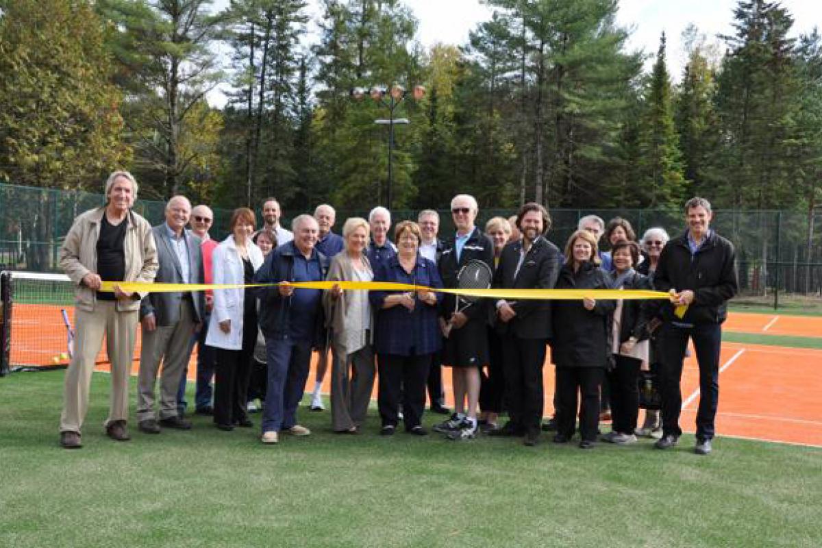 Mont-Tremblant inaugure de nouveaux terrains de tennis