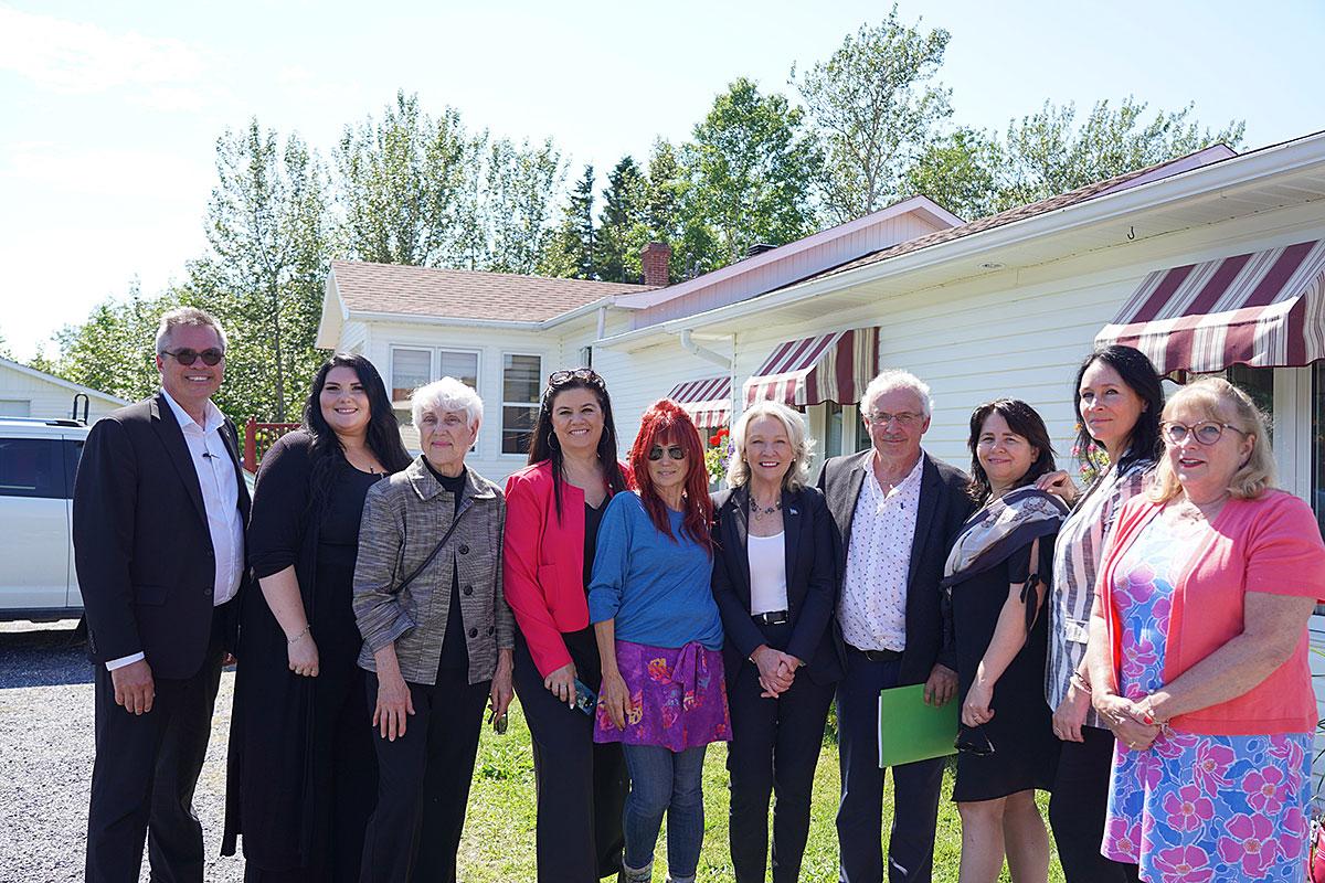 Inauguration officielle de la maison Gilles-Carle Gaspésie. Crédit : Cabinet de la ministre responsable des Aînés et ministre déléguée à la Santé